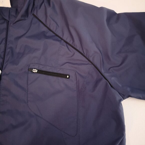Danskin Now Ladies Navy with Black Accents Full Zip Athletic Jacket - Picture 5 of 10
